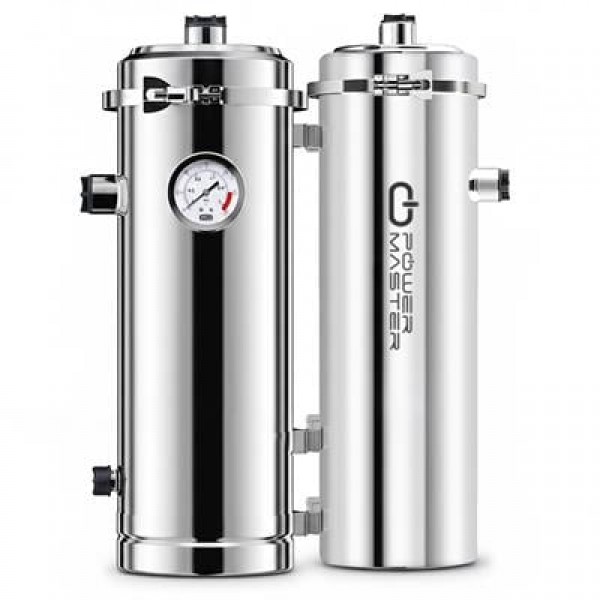 PowerMaster PM-28653 Ana Hat Su Arıtma Sistemi 5.000 L/Saat Paslanmaz Çelik Gövdeli Yıkanabilir UF-PVDF Filtreli