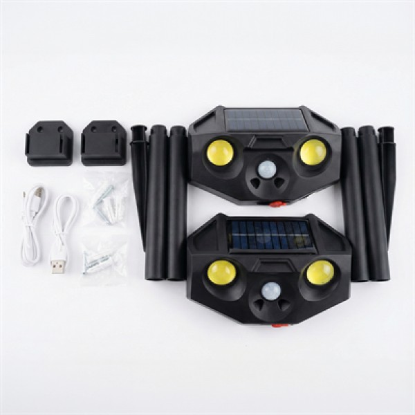 PowerMaster PM-29074 Beyaz ve Kırmızı Renkli Hareket Sensörlü Solar Bahçe Aydınlatması PowerMaster PM-29074 Beyaz ve Kırmızı Renkli Hareket Sensörlü Solar Bahçe Aydınlatması