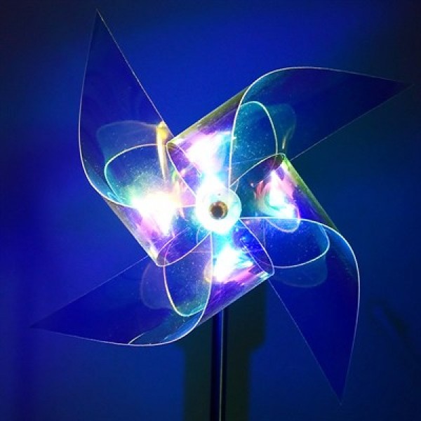 Powermaster PM-29310 Dc 5 Volt Solar Rüzgar Gülü Led Bahçe Aydınlatma 2'li Paket