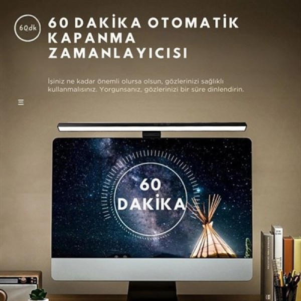 PowerMaster PM-29316 Asimetrik Göz Koruyucu Monitör Işık Barı 61cm 3 Renk Modlu