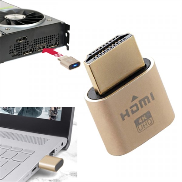 Powermaster PM-29416 HDMI 4K Uhd Dummy Plug Sanal Monitör Ekran Kartı Emülatörü