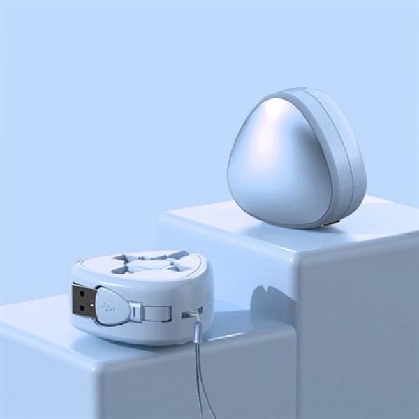 PowerMaster PM-29662 3'ü 1 Arada Cep Boy Makaralı 120cm 5 Kademeli Şarj Kablosu