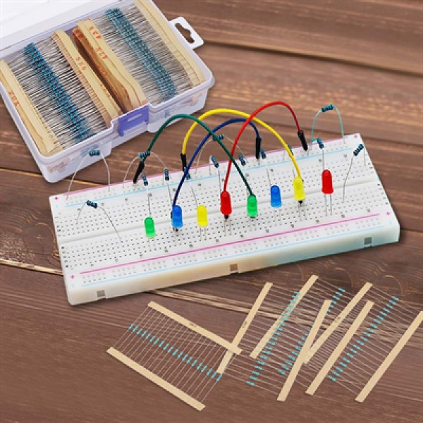 Powermaster PM-29724 1/4W 1 Ohm - 10 Mega Ohm Arası 130 Çeşit 2600 Parça Direnç Kiti