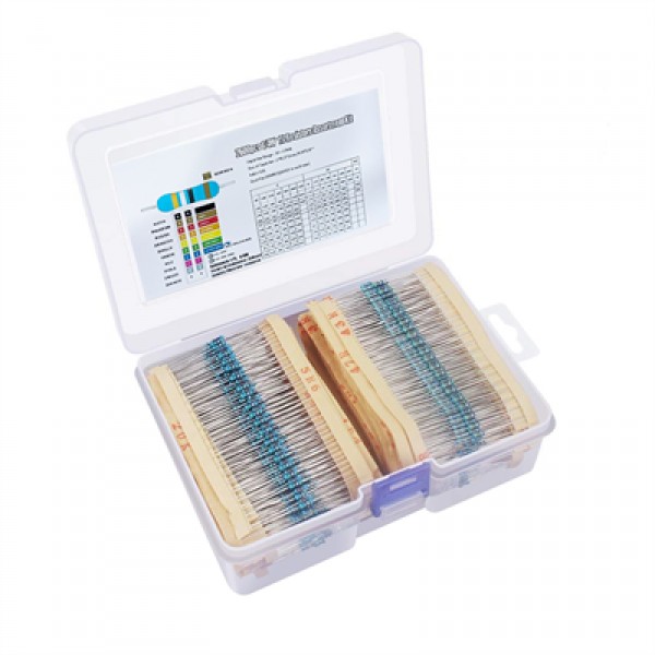 Powermaster PM-29724 1/4W 1 Ohm - 10 Mega Ohm Arası 130 Çeşit 2600 Parça Direnç Kiti