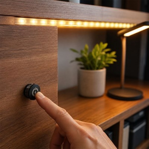 Powermaster PM-30933 24V 16mm Kablolu Led Dimmer Switch Buton Powermaster PM-30933 24V 16mm Kablolu Led Dimmer Switch Buton