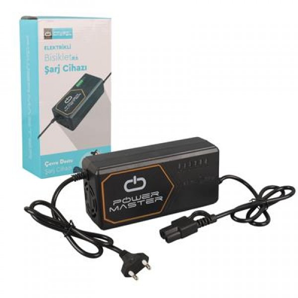 PowerMaster PM-31801 60 Volt - 20 Amper IEC C15 Dişi Uçlu Kapasite Göstergeli Elektrikli Bisiklet Şarj Akü Cihazı (ADJ160-01) PowerMaster PM-31801 60 Volt - 20 Amper IEC C15 Dişi Uçlu Kapasite Göstergeli Elektrikli Bisiklet Şarj Akü Cihazı (ADJ160-01)