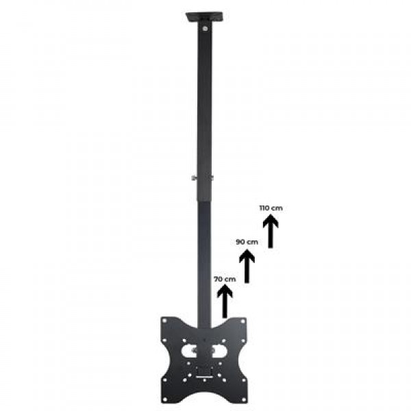 PowerMaster PM-32 Led/Lcd/Plazma 70-90-110 CM Dar Ağız 45 Derece Açılı Tavan TV Askı Aparatı