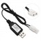 PowerMaster PM-33598 9.6V Ni-Cd 250mA USB Şarj Kablosu KET-2P Tamiya Soketli 30CM