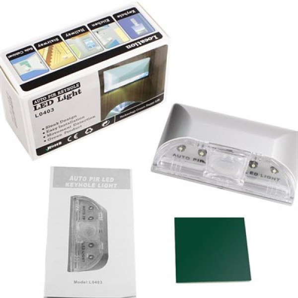 Powermaster PM-37708 Hareket Sensörlü 4 LED'li Pratik Aydınlatma