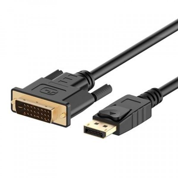 PowerMaster PM-3783 DisplayPort DP to DVI-D 24+1 Pasif Çevirici Dönüştürücü Kablo 1.8 Metre PowerMaster PM-3783 DisplayPort DP to DVI-D 24+1 Pasif Çevirici Dönüştürücü Kablo 1.8 Metre