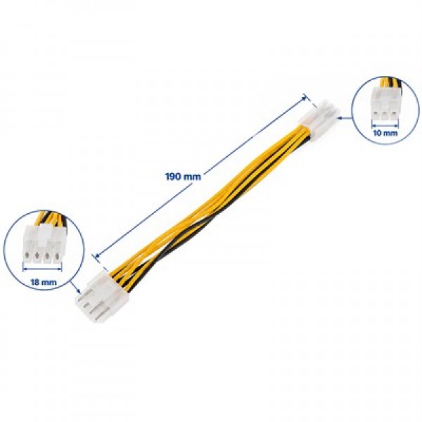 Powermaster PM-38401 8 Pin Ekran Kartı Güç Çevirici Kablo
