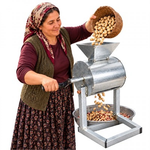 PowerMaster PM-38902 Manuel Yer Fıstığı Soyma Makinesi Metal Profil Gövdeli 