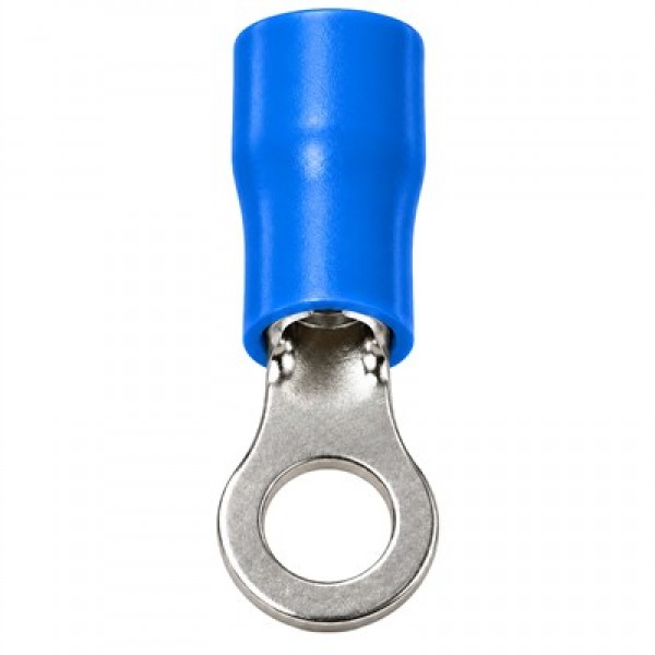 PowerMaster PM-39060 1,5-2,5mm2 Kesit 20x6,5x6,5mm Soket Mavi İzoleli Kablo Pabucu (100'lü Paket)