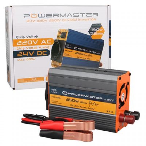 Powermaster PM-4504 24 Volt - 350 Watt Modifiye Sinüs İnvertör