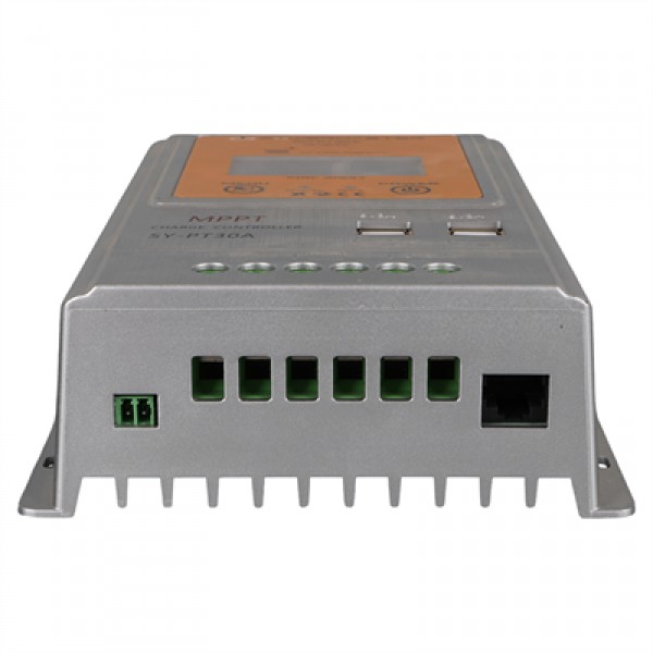 Powermaster PM-PT30A 12V-24V 30 Amper MPPT 4 USB'li Dijital Alüminyum Kasa Solar Şarj Regülatörü
