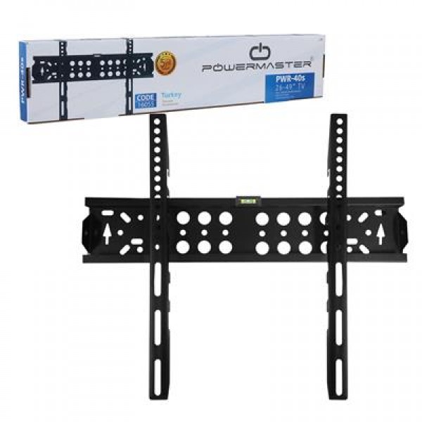 Powermaster PWR-40S Kilitli 26''-49''Lcd-Led Tv Duvar Askı Aparatı 