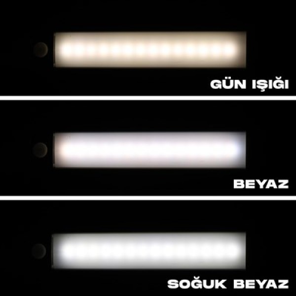 Powermaster SD-333 USB'li Hareket Sensörlü 23 Cm Ledli Lamba