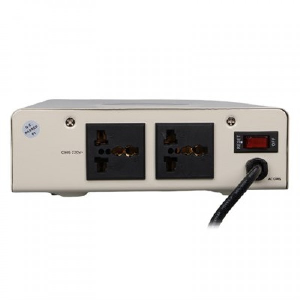 Powermaster SLIM-1500 Otomatik 1500VA Kombi Voltaj Regülatörü (İngiliz Fişli ve Evrensel Çoklu Soketli)