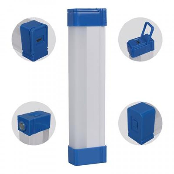 PowerMaster T515 17cm 20W Çubuk Portatif LED Işıldak Şarjlı Tüp Lamba 800mAh