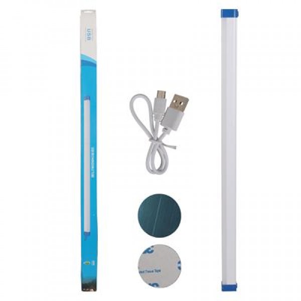 PowerMaster T570 70cm 100W Çubuk Portatif LED Işıldak Şarjlı Tüp Lamba 1800mAh