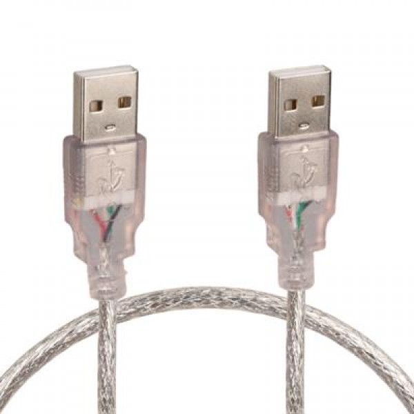 Powermaster PM-8609 Şeffaf 50 Cm Usb Erkek-Erkek Kablo