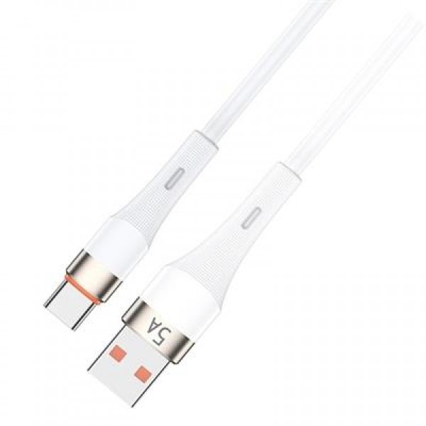 Powerway HC05 Örgülü 5 Amper USB TO Type- C 1 Metre Şarj Data Kablosu