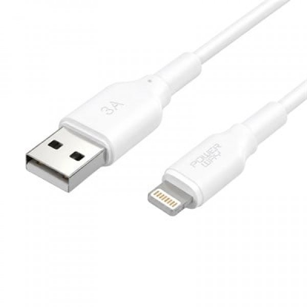 Powerway IP27 1 Metre 3A Lightning Hızlı Şarj ve Yüksek Hızlı Data Kablosu