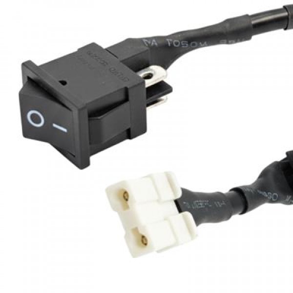 R13-0 2 Pin Siyah Soketli Yükseltici Anahtarı - 6A 250V (19x13mm)