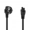 Rose RC-901 3x0.75 Mm Siyah 1.5 Metre Notebook Power Yonca Kablo