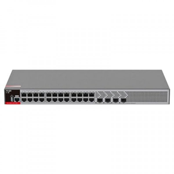 Ruijie Reyee RG-S2915-24GT4MS-P-L 24 Port Gigabit 370W Full PoE Yönetilebilir Switch Ruijie Reyee RG-S2915-24GT4MS-P-L 24 Port Gigabit 370W Full PoE Yönetilebilir Switch