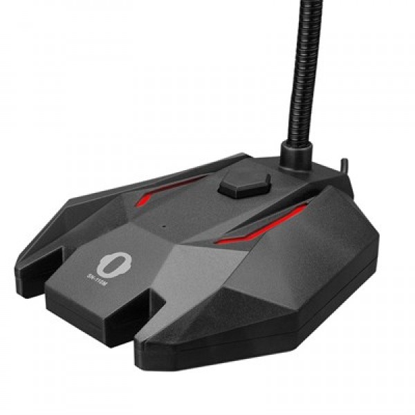 SNOPY SN-110M Siyah Led Işıklı USB Gaming Oyuncu Masaüstü Mikrofon