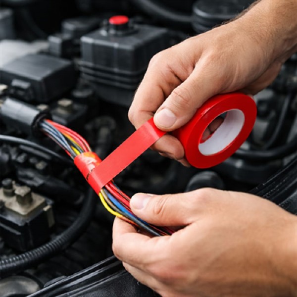 Sunup 0.13x18mm Kırmızı İzole Bant (5'li Paket)