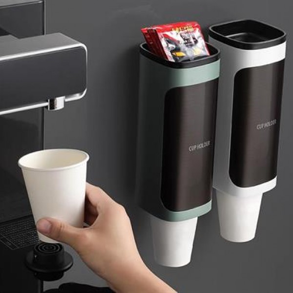 Sunup SN-27109 Kendinden Yapışkanlı Plastik - Karton Bardak Dispenseri Sunup SN-27109 Kendinden Yapışkanlı Plastik - Karton Bardak Dispenseri