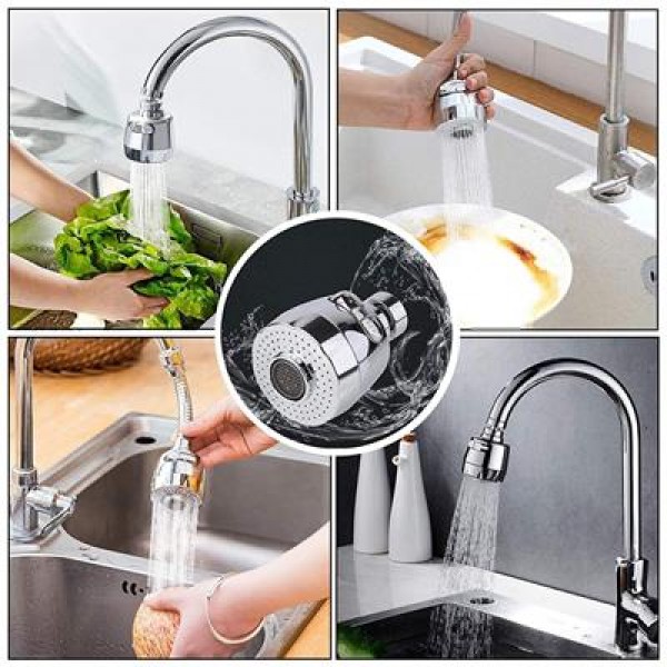 Sunup SN-27114 2 Kademeli Tasarruflu Musluk Başlığı 360 Derece