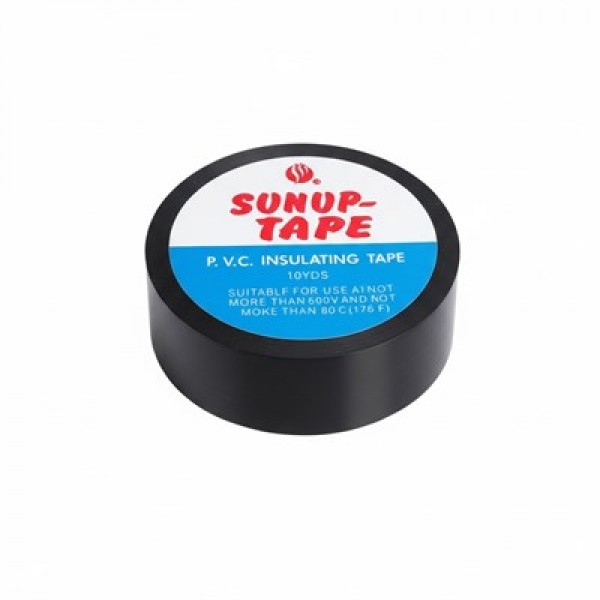Sunup SN-27918 Siyah 0.13x18 Mm İzole PVC Elektrikçi Bant (5'li Paket)