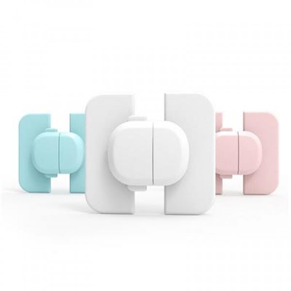 Sunup SN-28750 Geçmeli Tip Buzdolabı ve Dolap İçin Çocuk Güvenlik Kilidi Yapışkanlı