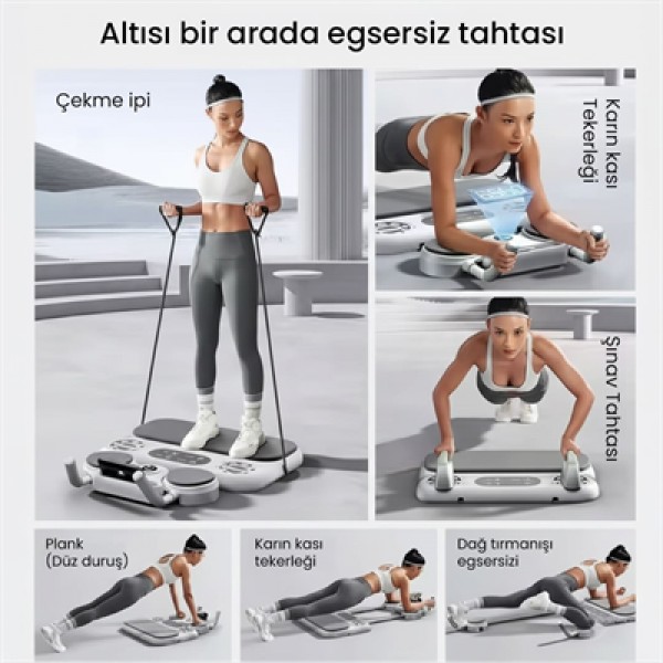 Sunup SN-29123 Çok Fonksiyonlu Fitness Pilates Karın Egzersiz Aleti