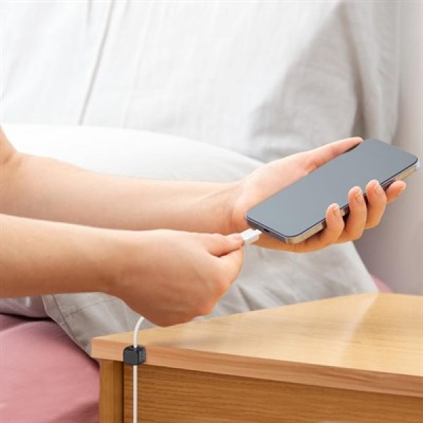 Sunup SN-29135 Manyetik 6'lı Kablo Tutucu Düzenleyici Organizer Klips Siyah 