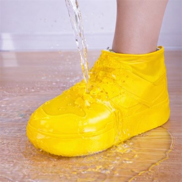 Sunup SN-29141 Lateks Su Geçirmez Ayakkabı Kılıfı Portatif Kaymaz Tabanlı (Medium - 34-40)