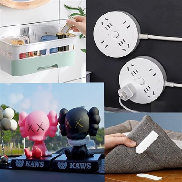 Sunup SN-29147 12 Çift Fotoğraf Çerçevesi İçin Sticker Cırt Cırtlı Montaj Şeridi