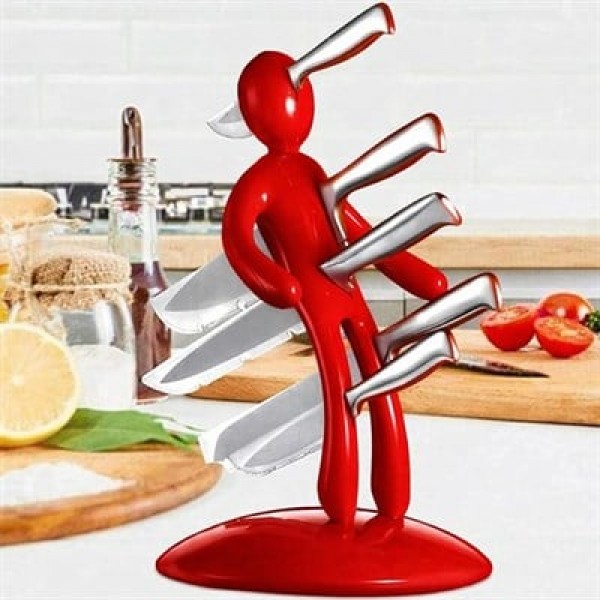 Sunup SN-29169 Kırmızı Çok Amaçlı Mutfak Tezgah Üstü Bıçak Tutucu Stand Organizer Sunup SN-29169 Kırmızı Çok Amaçlı Mutfak Tezgah Üstü Bıçak Tutucu Stand Organizer