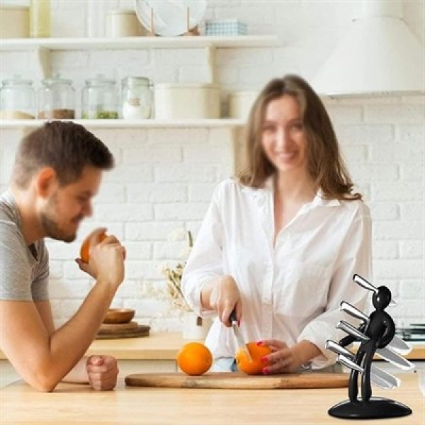 Sunup SN-29170 Siyah Çok Amaçlı Mutfak Tezgah Üstü Bıçak Tutucu Stand Organizer