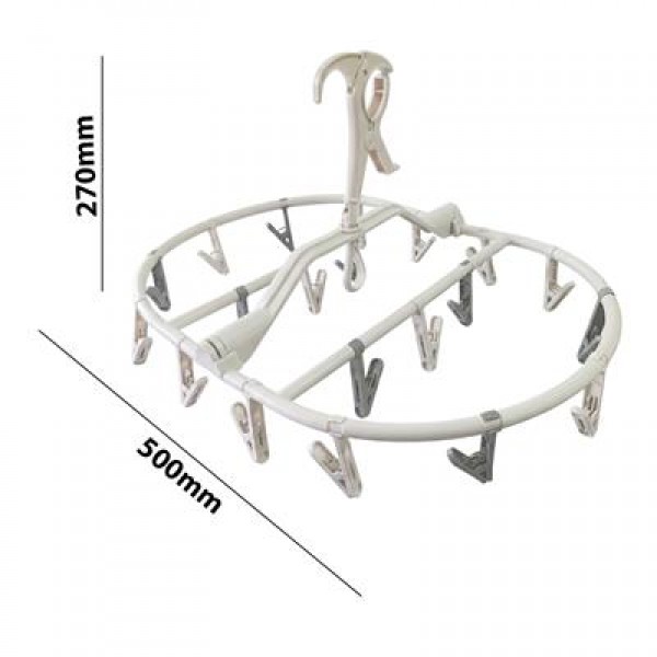 Sunup SN-29182 Katlanır Portatip 20 Mandallı Çamaşır Kurutma Askılığı