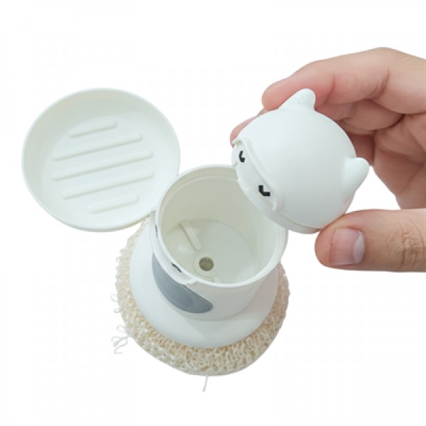 Sunup SN-29190 Ninja Tasarımlı Deterjan Hazneli Mutfak Bulaşık Fırçası