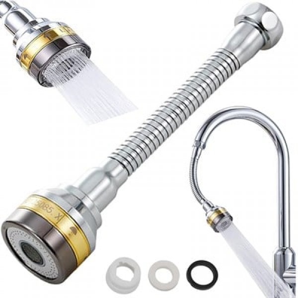 Sunup SN-29319 Üç Kademe Hız Ayarlı Su Akış Kontrollü Musluk Başlığı