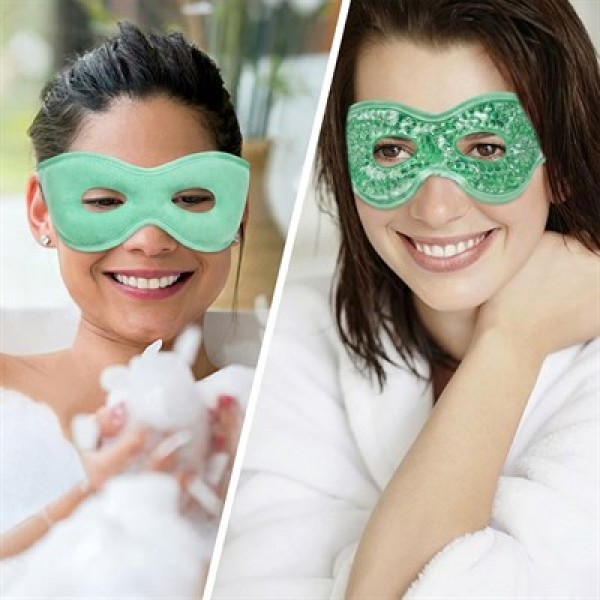 Sunup SN-29668 Jel Boncuklu Göz Maskesi Soğuk & Sıcak Kullanım Rahatlatıcı Terapi Maskesi