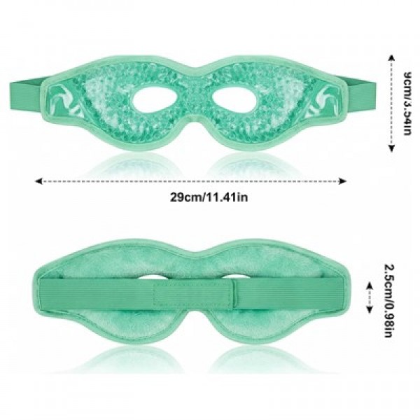 Sunup SN-29668 Jel Boncuklu Göz Maskesi Soğuk & Sıcak Kullanım Rahatlatıcı Terapi Maskesi