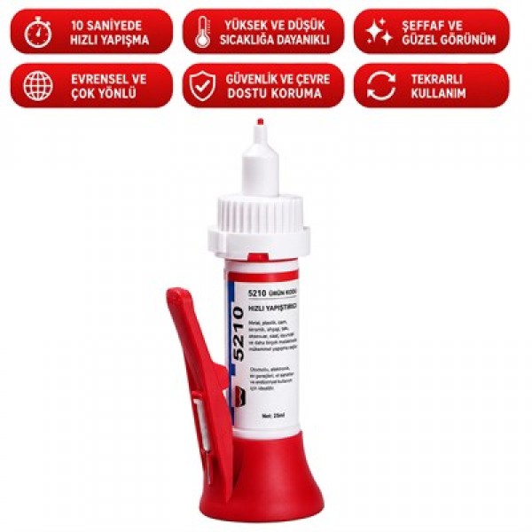 PowerMaster PM-29676 Yağ Bazlı Jel Tipi Süper Hızlı Çok Amaçlı Güçlü Yapıştırıcı PowerMaster PM-29676 Yağ Bazlı Jel Tipi Süper Hızlı Çok Amaçlı Güçlü Yapıştırıcı