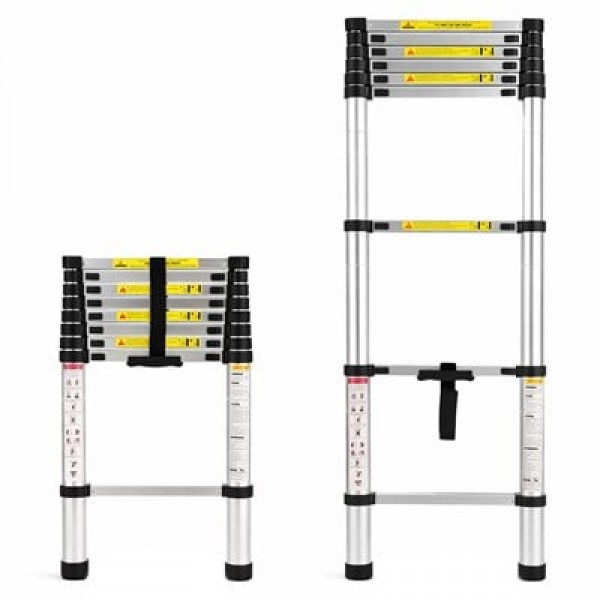 Sunup SN-29689 6.2 Metre Geri Çekilebilir Merdiven Karavan & Tekne Katlanır Alüminyum