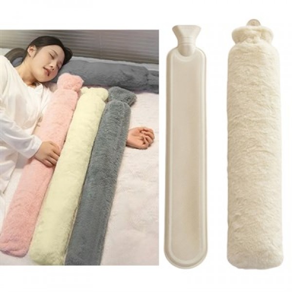 Sunup SN-29910 Peluş Kılıflı Yumuşak Dokulu Uzun 76 Cm 2500 Ml Kapasiteli Sıcak Su Torbası